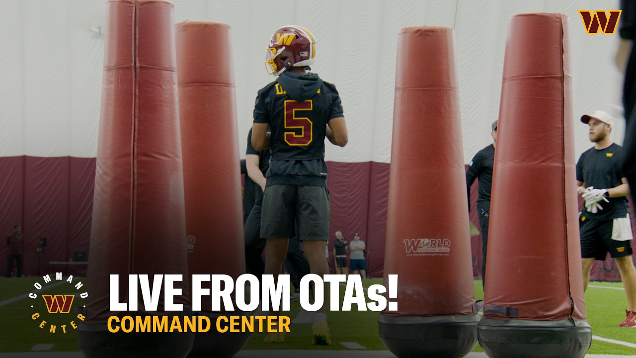 LIVE LOOK: The Rookies And The Vets On The Practice Field Together At OTAs