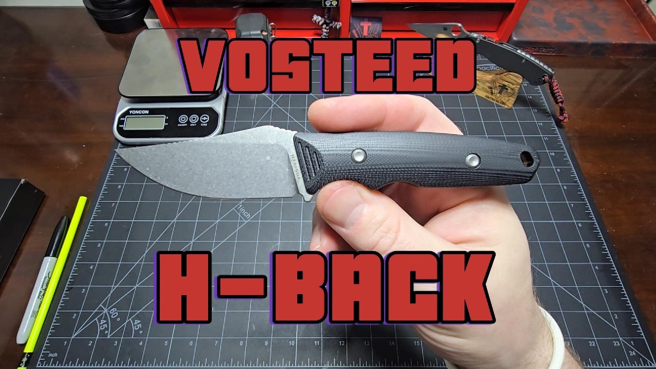 @vosteed_cutlery H-Back - Отличный компактный нож с фиксированным лезвием для повседневного испол...