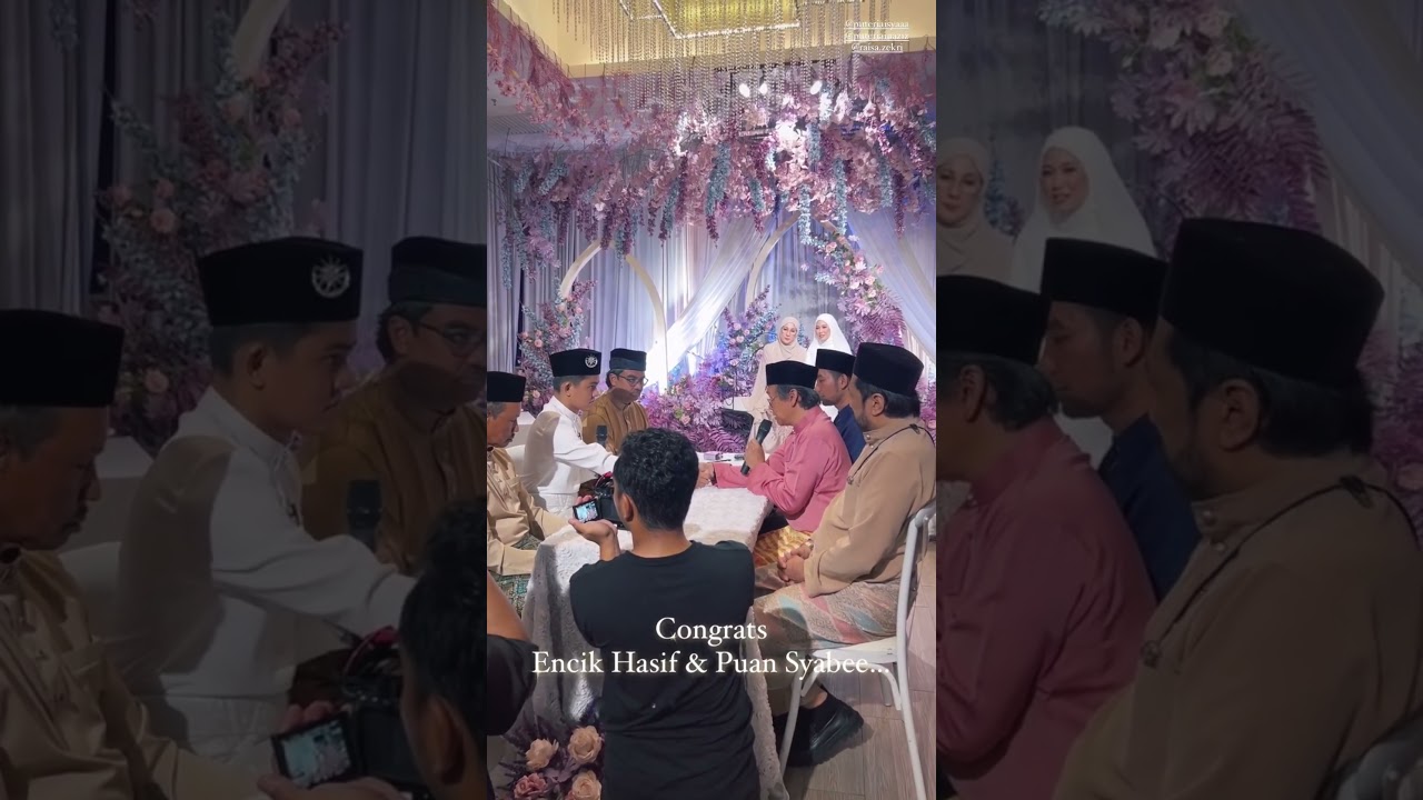Majlis Pernikahan Anak Datin Nor Aliah Lee & Aziz M. Osman