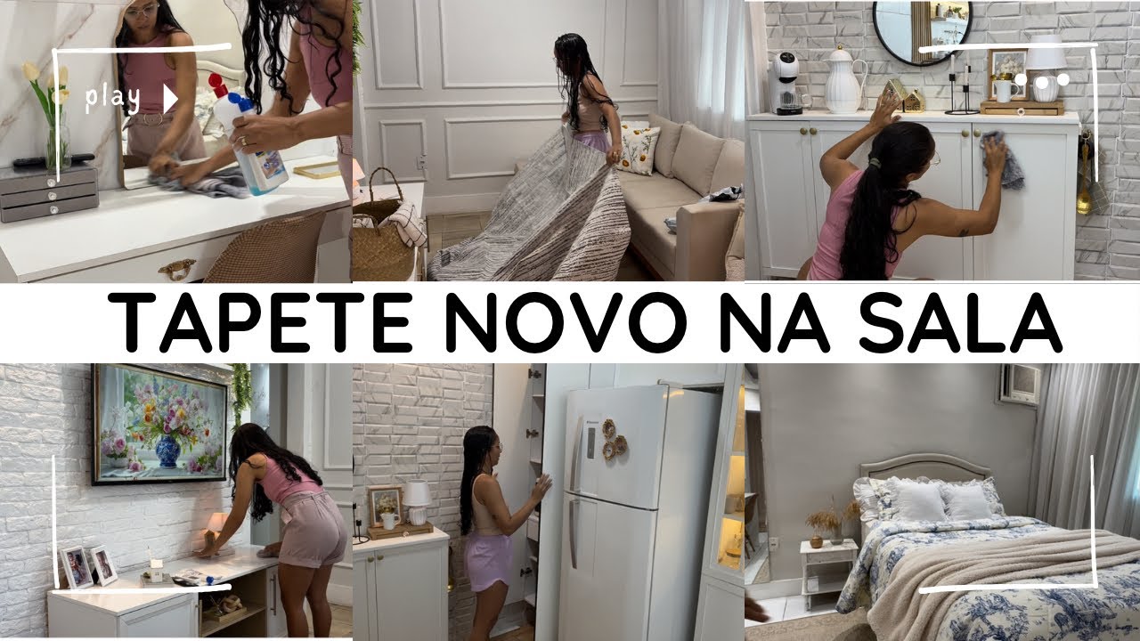 NOVIDADES NA COZINHA | MUITA LIMPEZA | TAPETE NOVO | MESINHA DE CABECEIRA