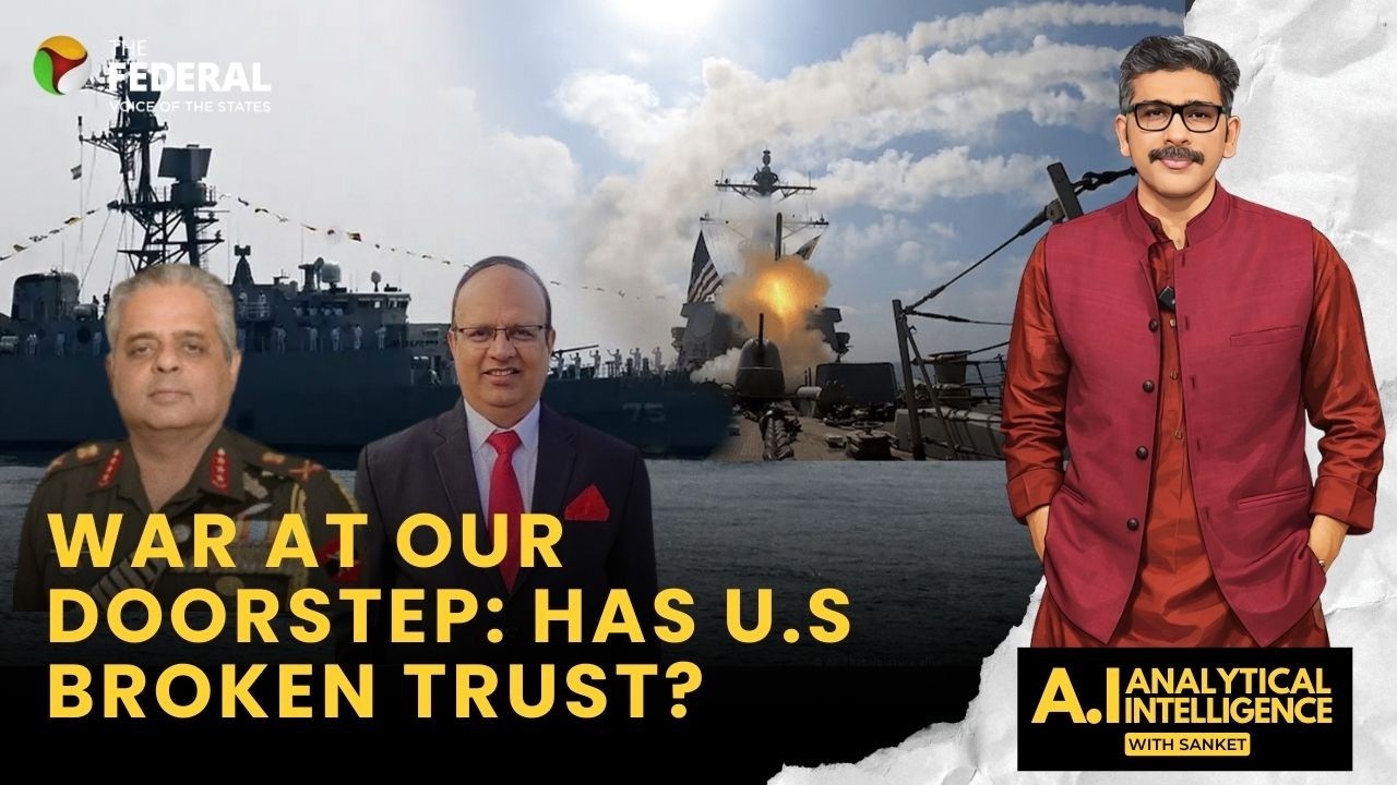 US torpedoes Iran warship in India’s backyard: American bullying, explained | AI With Sanket