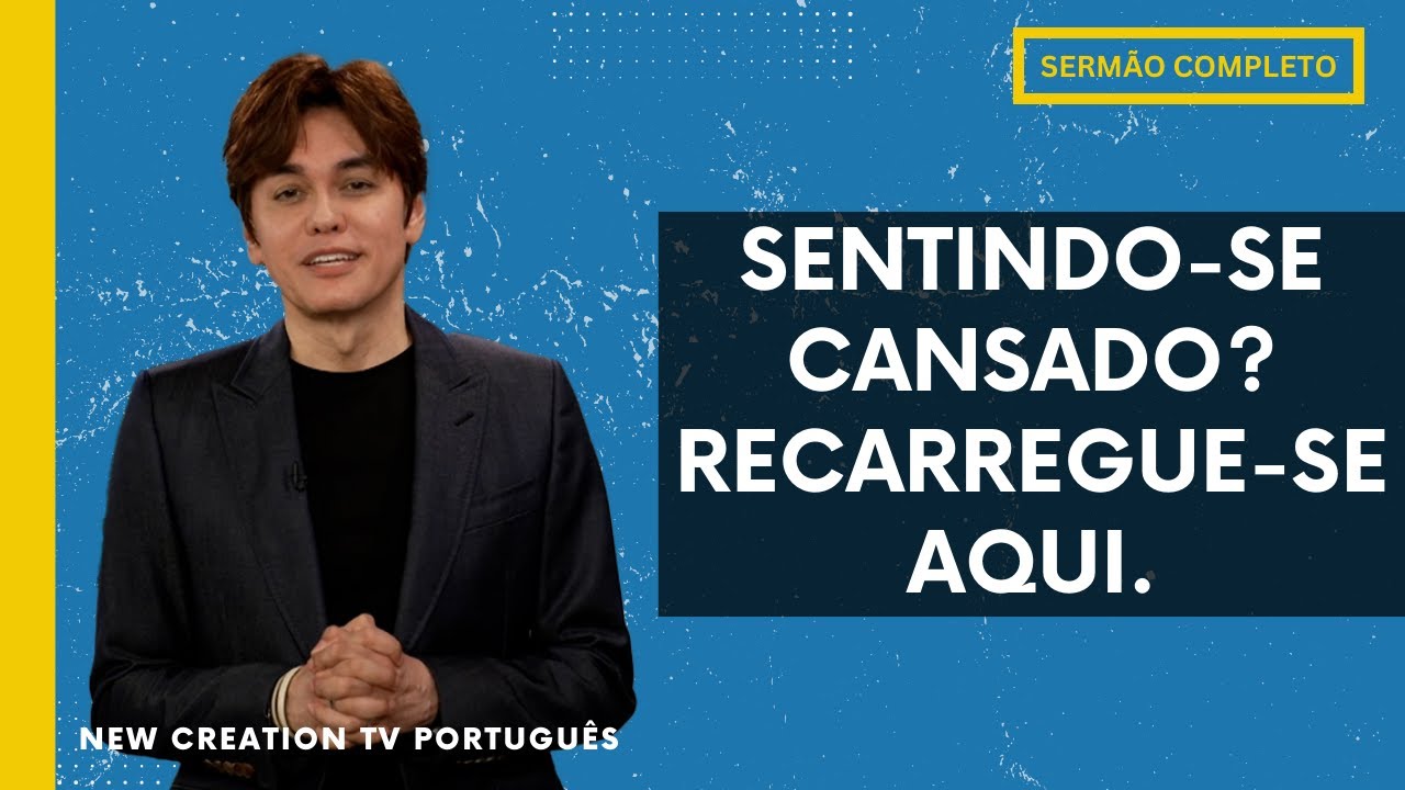 Seja Lavado e Revigorado Pela Sua Palavra | Joseph Prince | New Creation TV Português