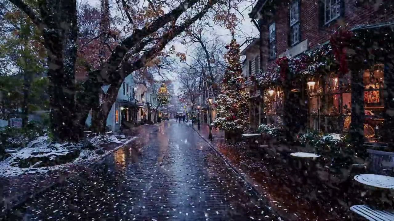 ASMR Piano Sound for Sleep | Soft Piano with Winter Snow Ambience for Deep Rest and Calm Nights