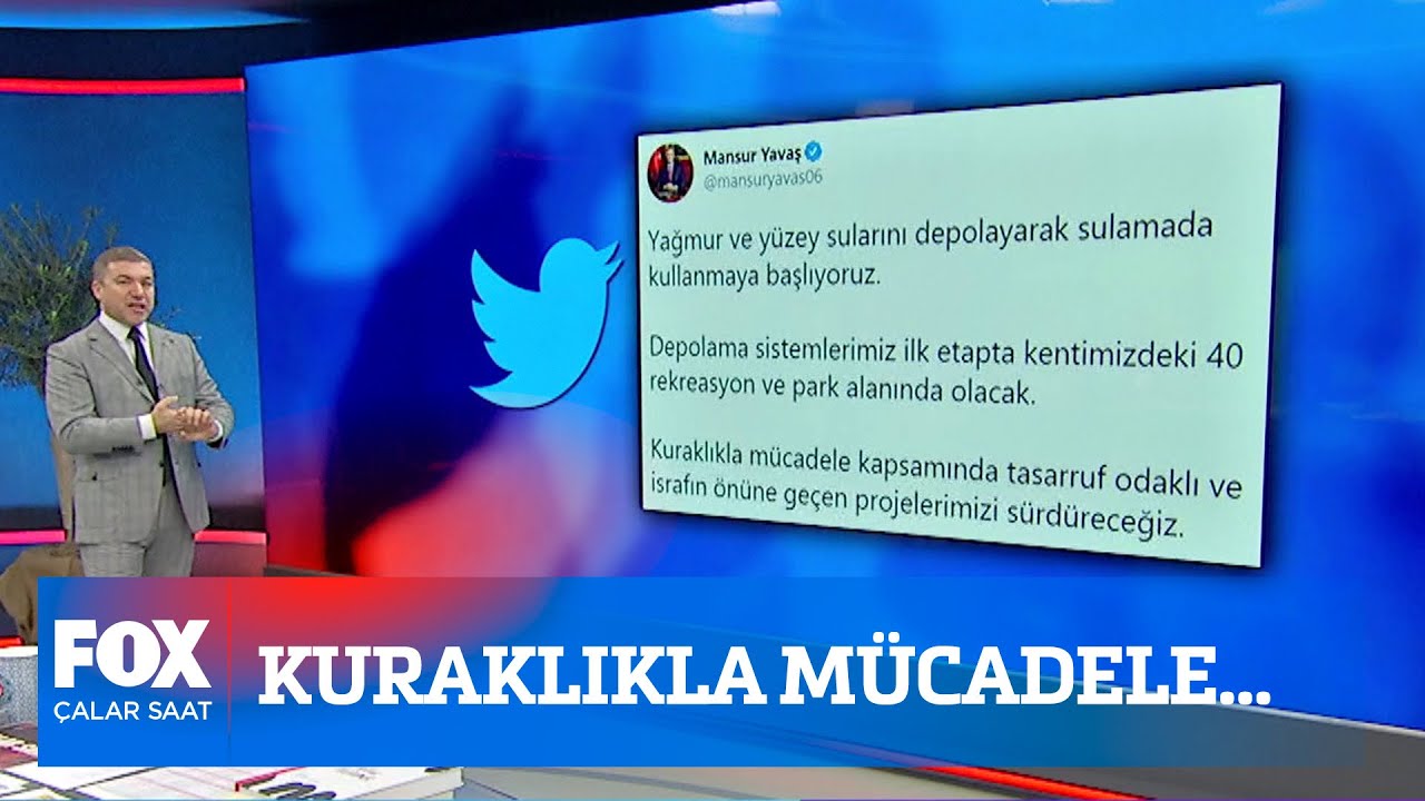 Kuraklıkla mücadele... 15 Ocak 2021 İsmail Küçükkaya ile Çalar Saat