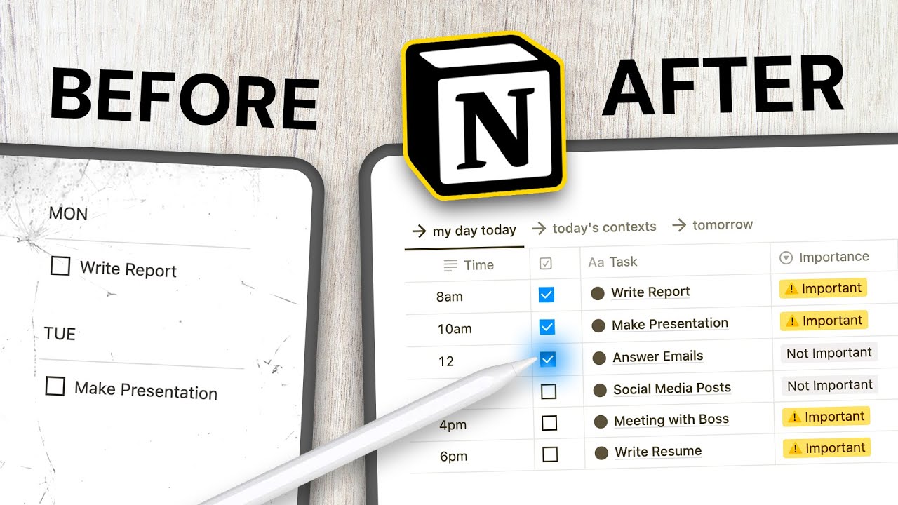 How I Plan My Week 🚀 Notion Template Weekly Planner