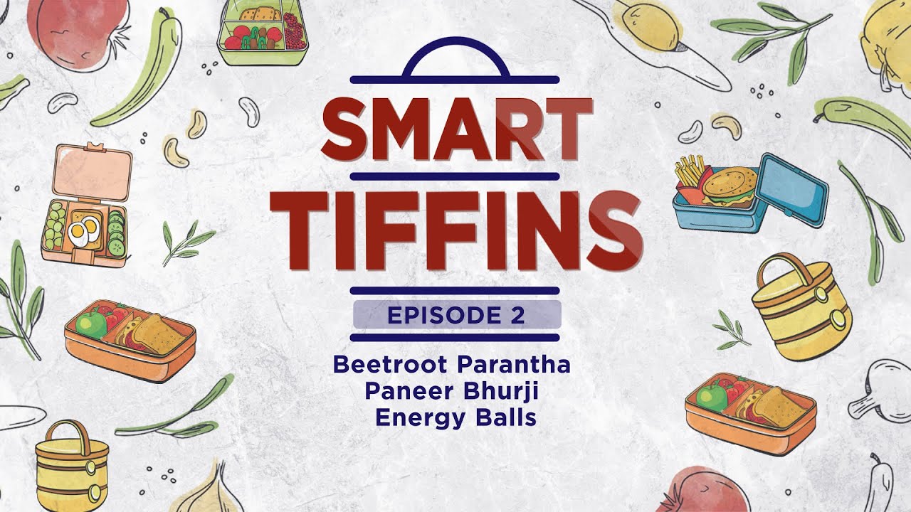 Smart Tiffins | Beetroot Parantha | Paneer Bhurji | Energy Balls | Sanjeev Kapoor Khazana
