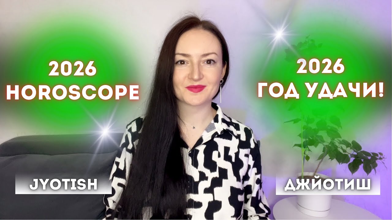 ГОРОСКОП ДЖЙОТИШ НА 2026 ☀️ ТРАНЗИТЫ ЮПИТЕРА, САТУРНА, РАХУ И КЕТУ В 2026✨ 2026 HOROSCOPE JYOTISH ☀️