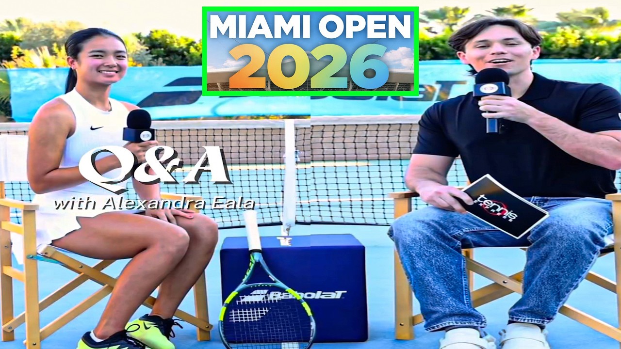 Alex Eala on Marriage Proposals & Which Player’s Shot She’d Steal | Miami 2026