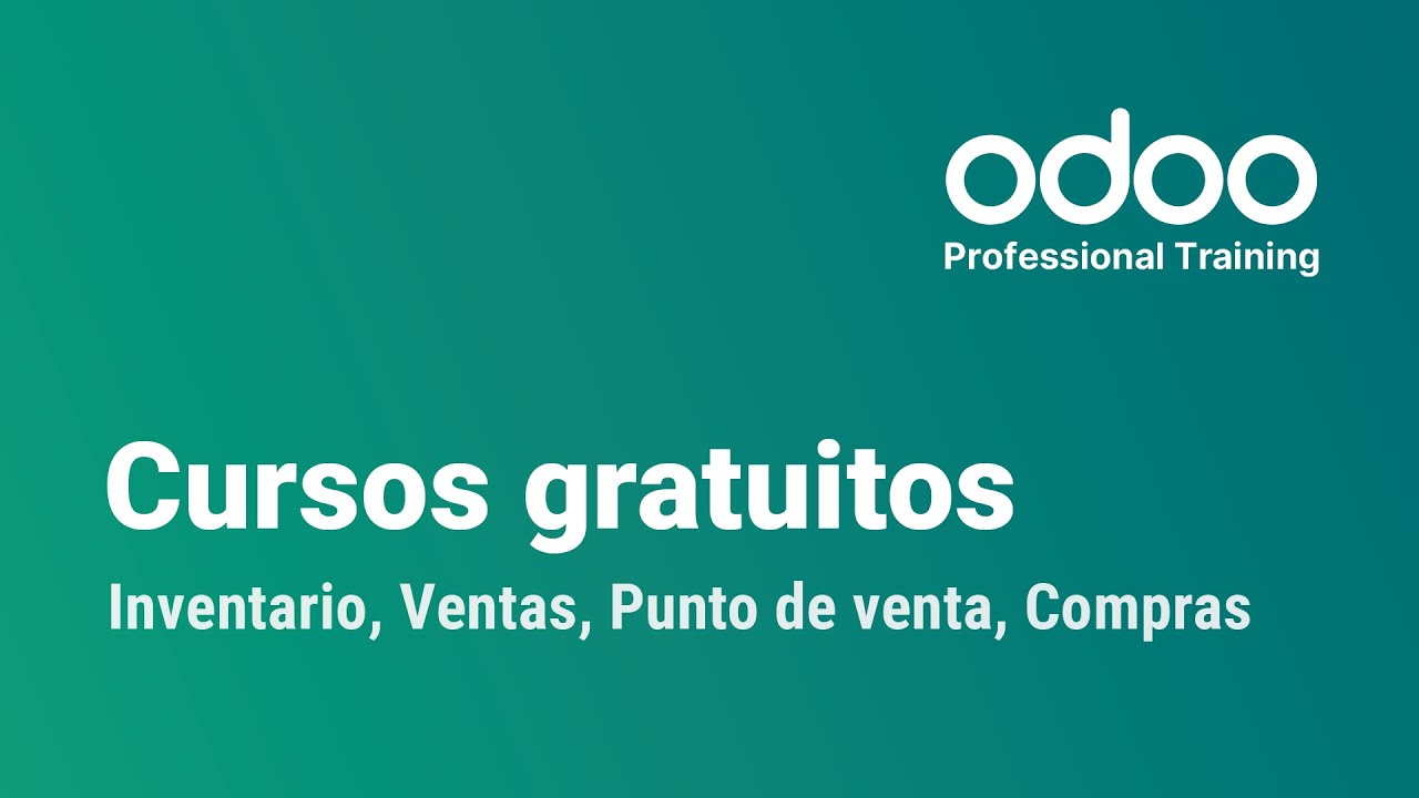 Cursos de formación gratuitos Odoo