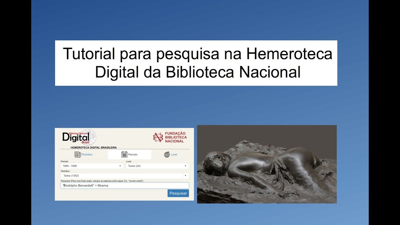 Tutorial para pesquisa na Hemeroteca Digital da BN