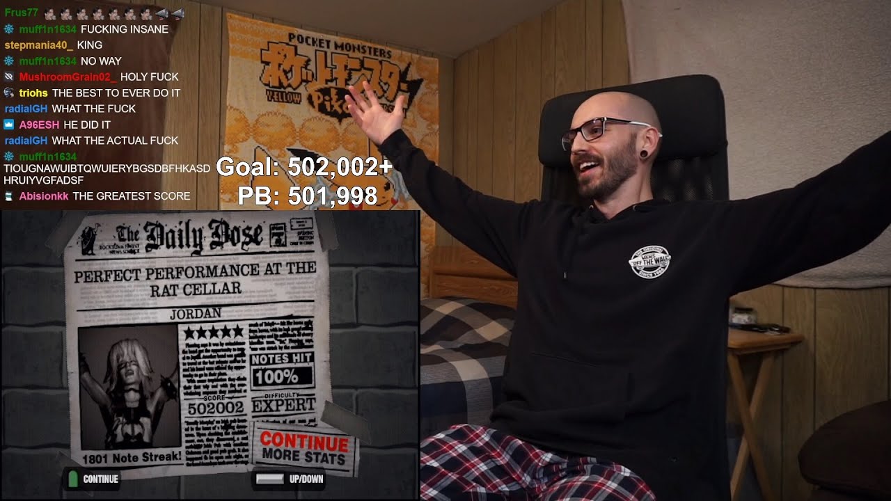 The GREATEST SCORE in Guitar Hero HISTORY. (GH2: Jordan - 502,002)
