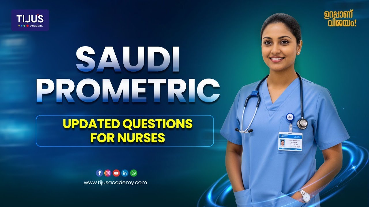✅ Saudi Prometric 2025 – Updated Questions for Nurses