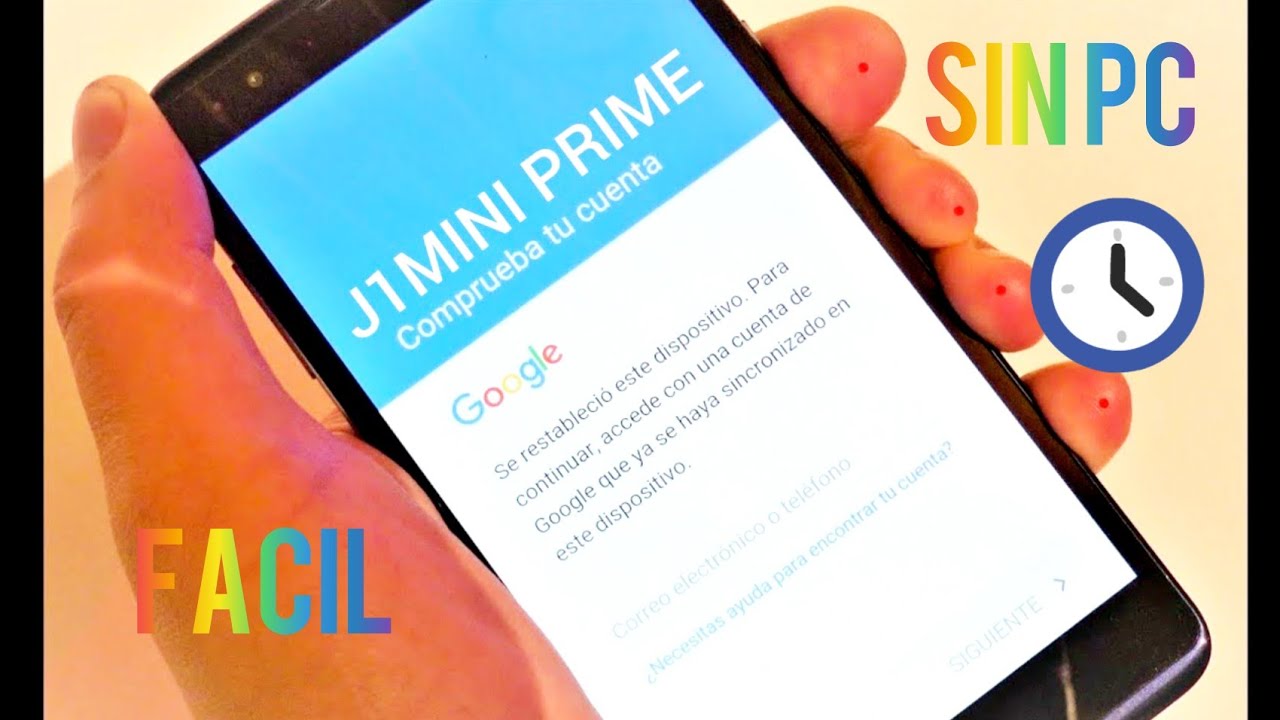 QUITAR CUENTA GOOGLE SAMSUNG J1 MINI PRIME FACIL Y RAPIDO SIN PC ELIMINAR