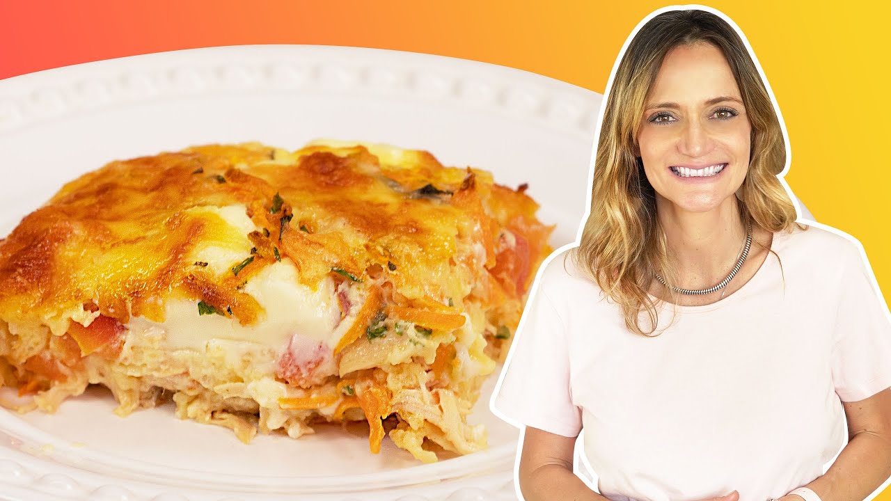 Torta de Tapioca com Frango e Requeijão (Sem Glúten) | Sal de Flor