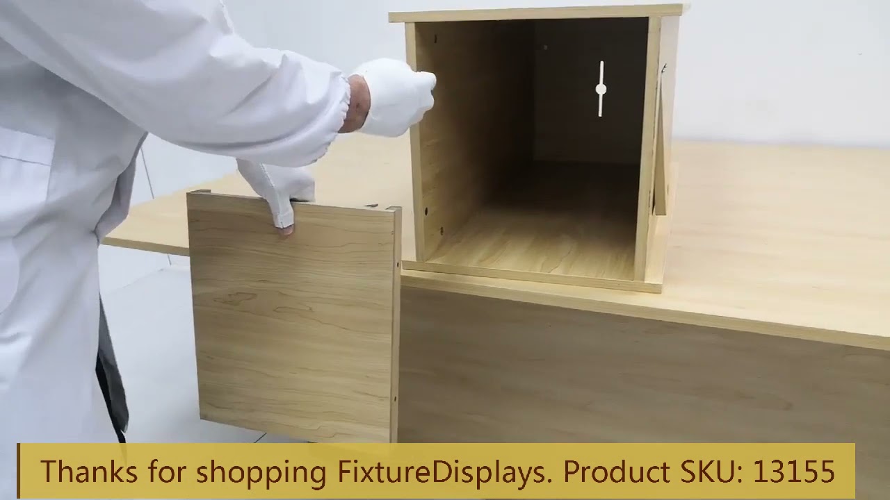 13155 WOOD DONATION BOX  INSTRUCTIONS