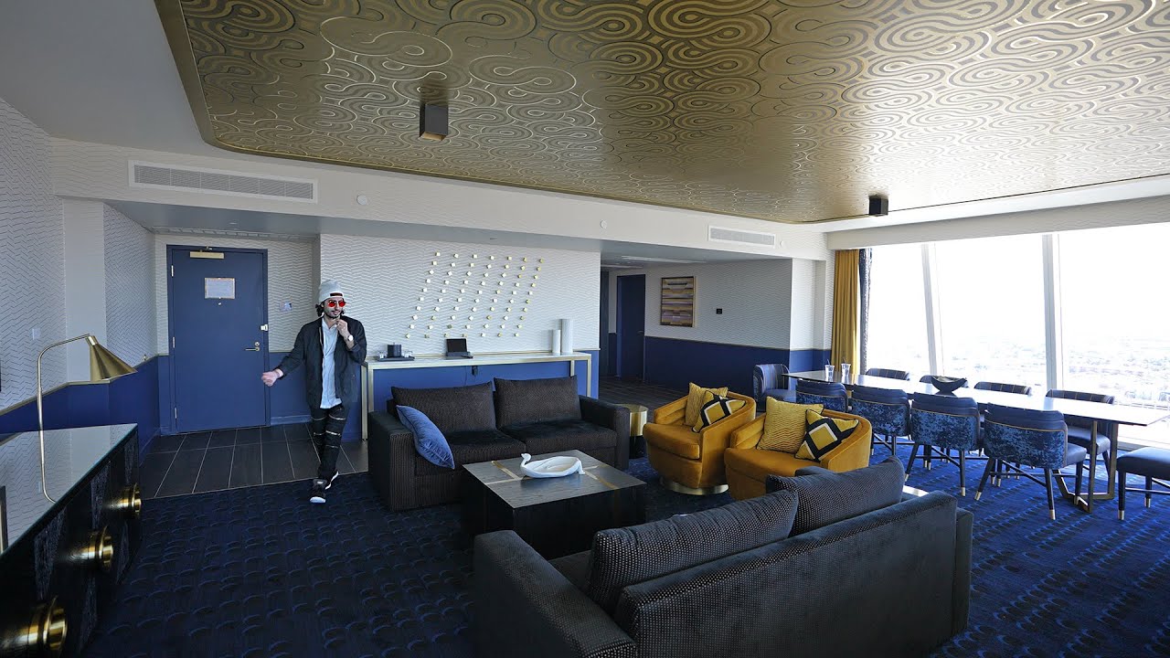 This is the most exclusive suite at Circa Hotel and Casino in Las Vegas