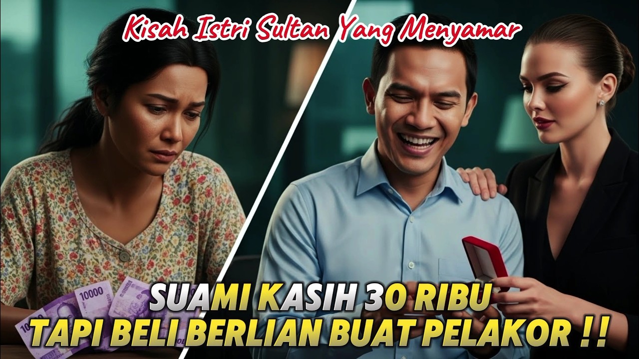 SUAMI PELIT CUMA KASIH 30 RIBU & HINA AKU MISKIN, PADAHAL AKU ISTRI SULTAN YANG NYAMAR JADI BOSNYA!