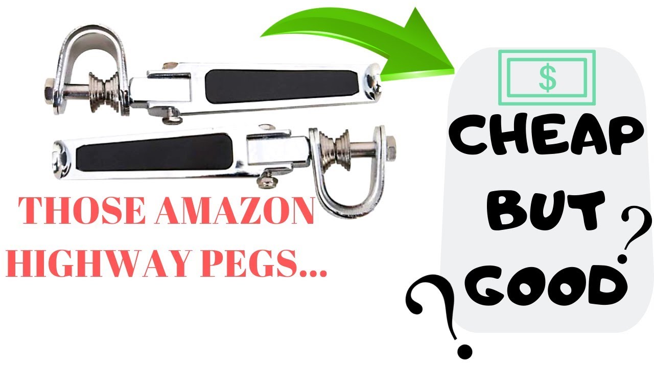 Are cheap motorcycle highway pegs good??? 🧐