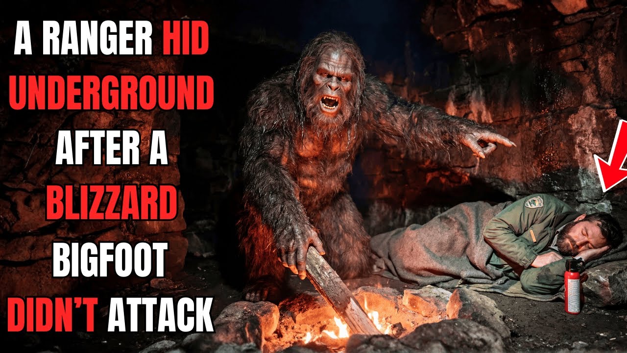A Ranger Hid Underground After A Blizzard—Bigfoot Didn’t Attack… He Helped