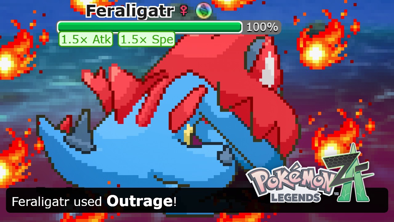 Outrage Mega Feraligatr Does SO MUCH Damage!