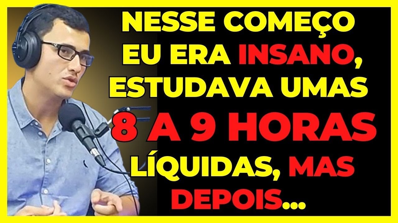 Ele Revelou Quantas Horas Estudava Por Dia Para a Prova do Concurso P&uacute;blico