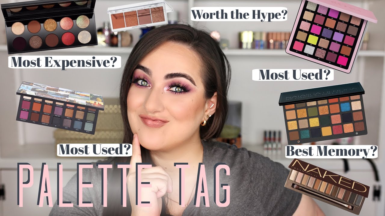 ALL ABOUT MY EYESHADOW PALETTES | THE PALETTE TAG!