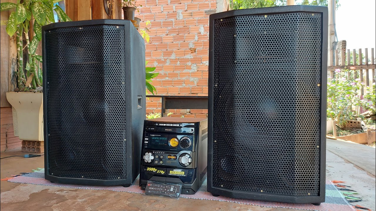 Philips Fwc555 tocando nas caixas Profissional, vamos ver se ele é o bichão mesmo