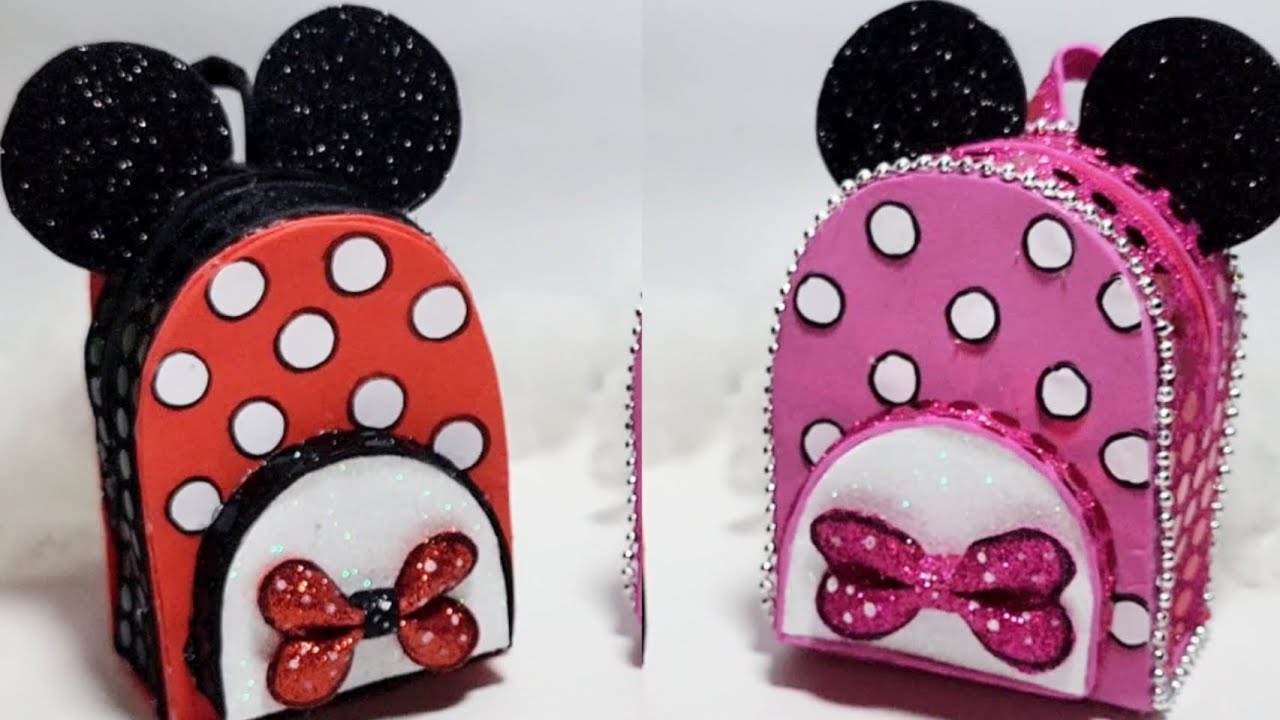 lindas mochilas de foamy o goma eva