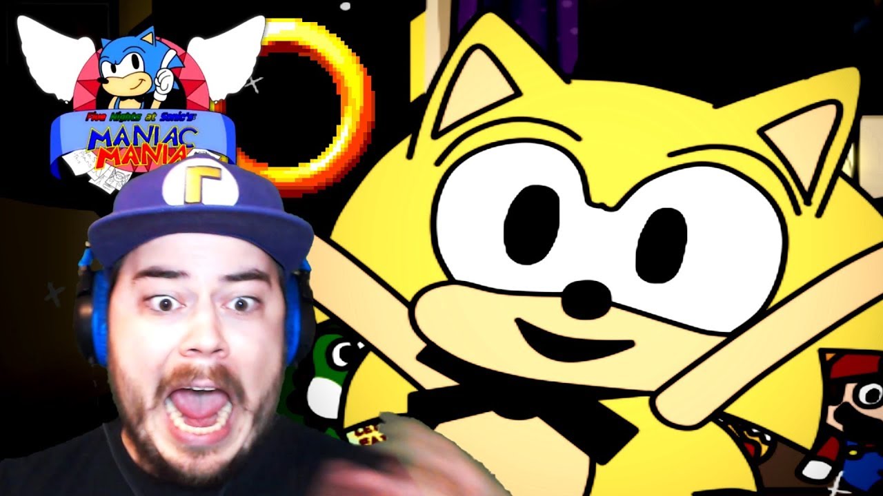 ОРИГИНАЛЬНЫЙ СОНИК ХОЧЕТ МЕНЯ УКУСИТЬ?! | Five Nights at Sonic's: Maniac Mania (Часть 5)
