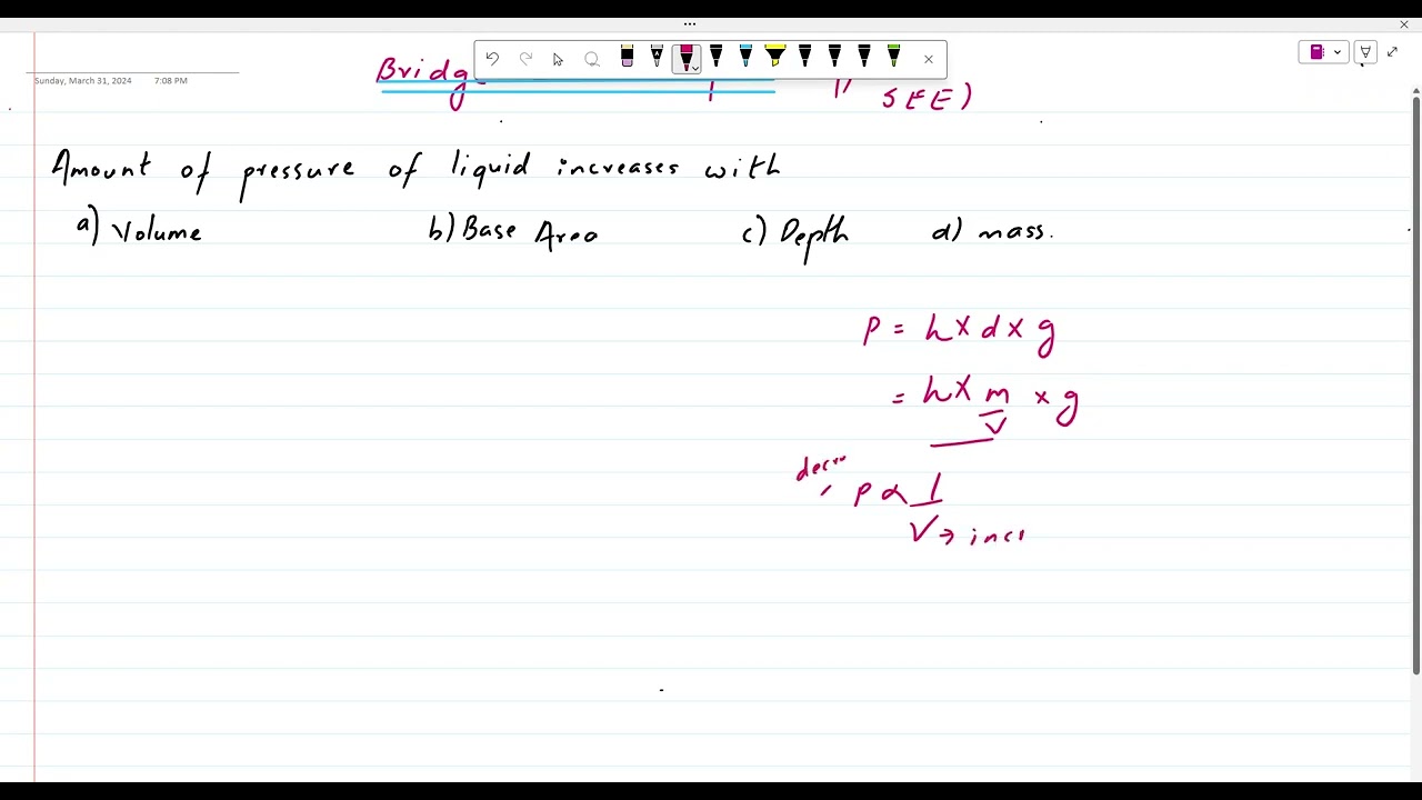 Pressure| After SEE | Physics| Class 10 | Concept | Bridge Course Nepal | Nepal Online Class