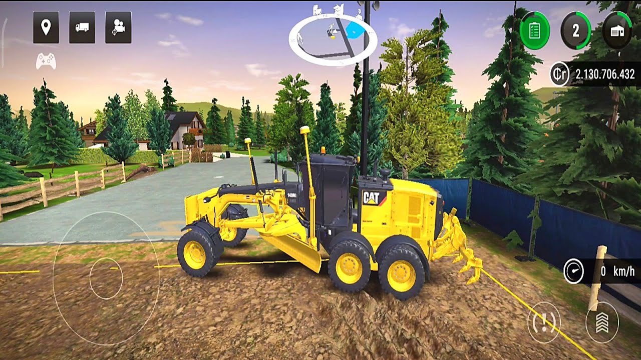 Driving A Motor Grader - Construction Simulator