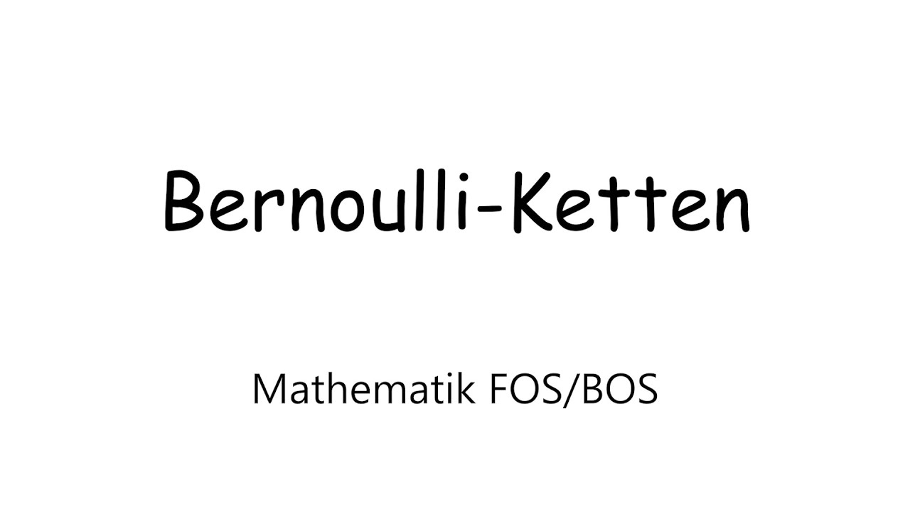 Bernoulli-Ketten