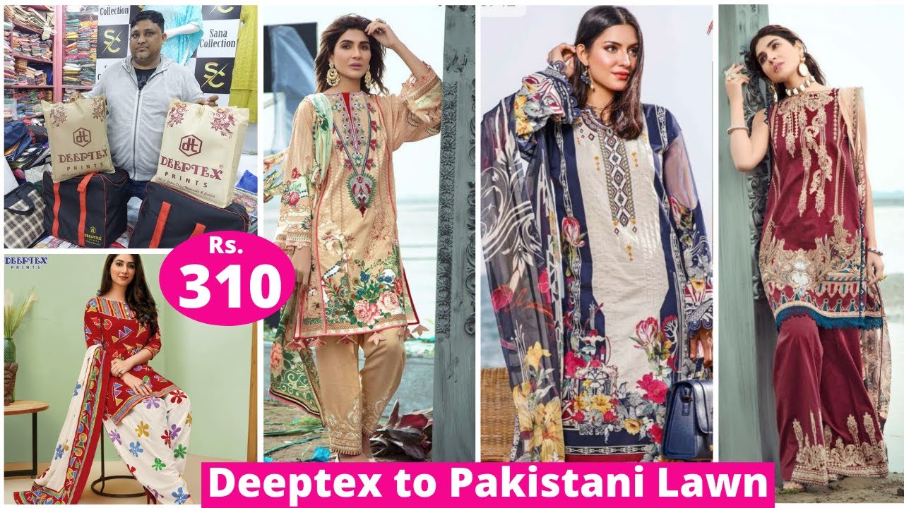 Deeptex Vol 68, Pakistani Lawn Collection || Hyderabad Wholesale Suits, Dress Materials