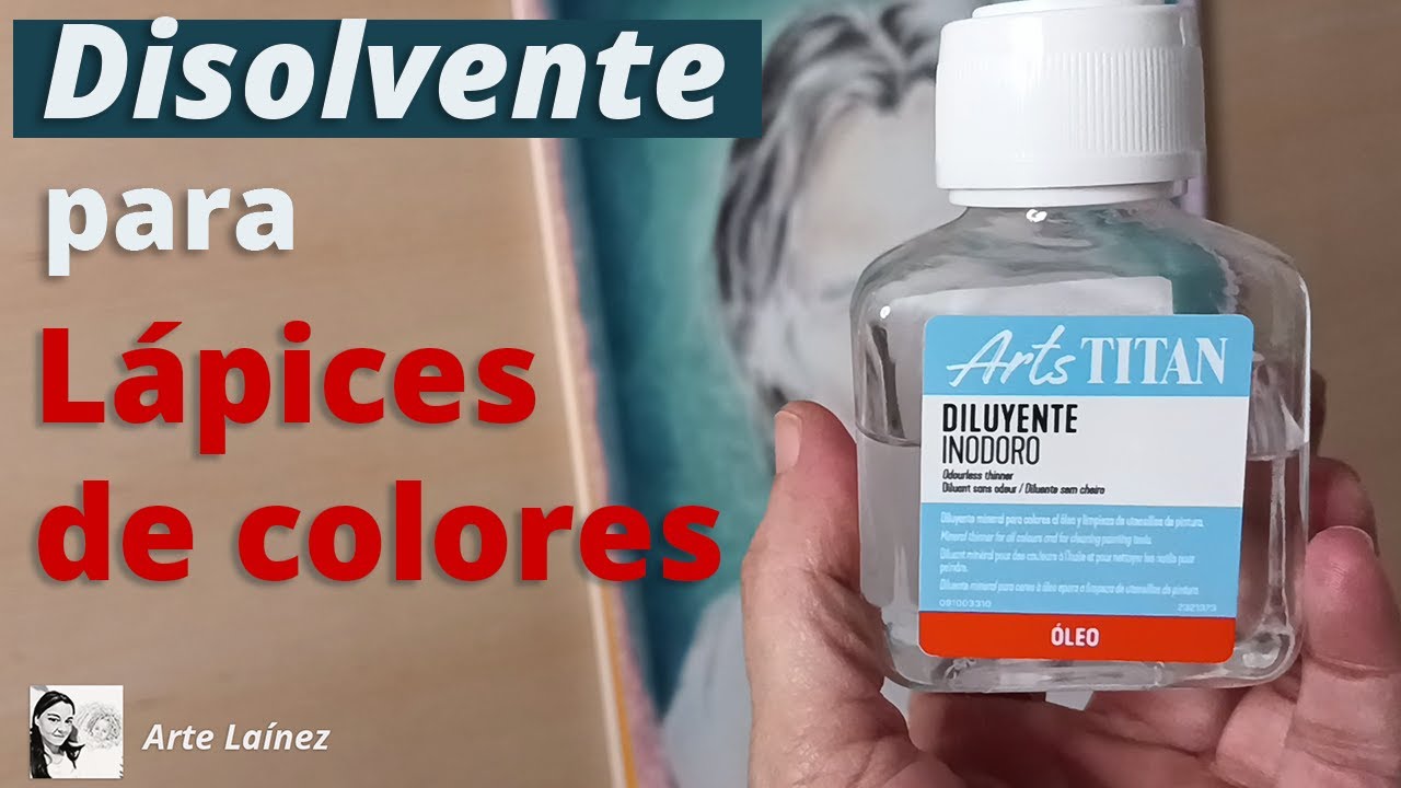 ✅CÓMO usar DISOLVENTE con LÁPICES de COLORES