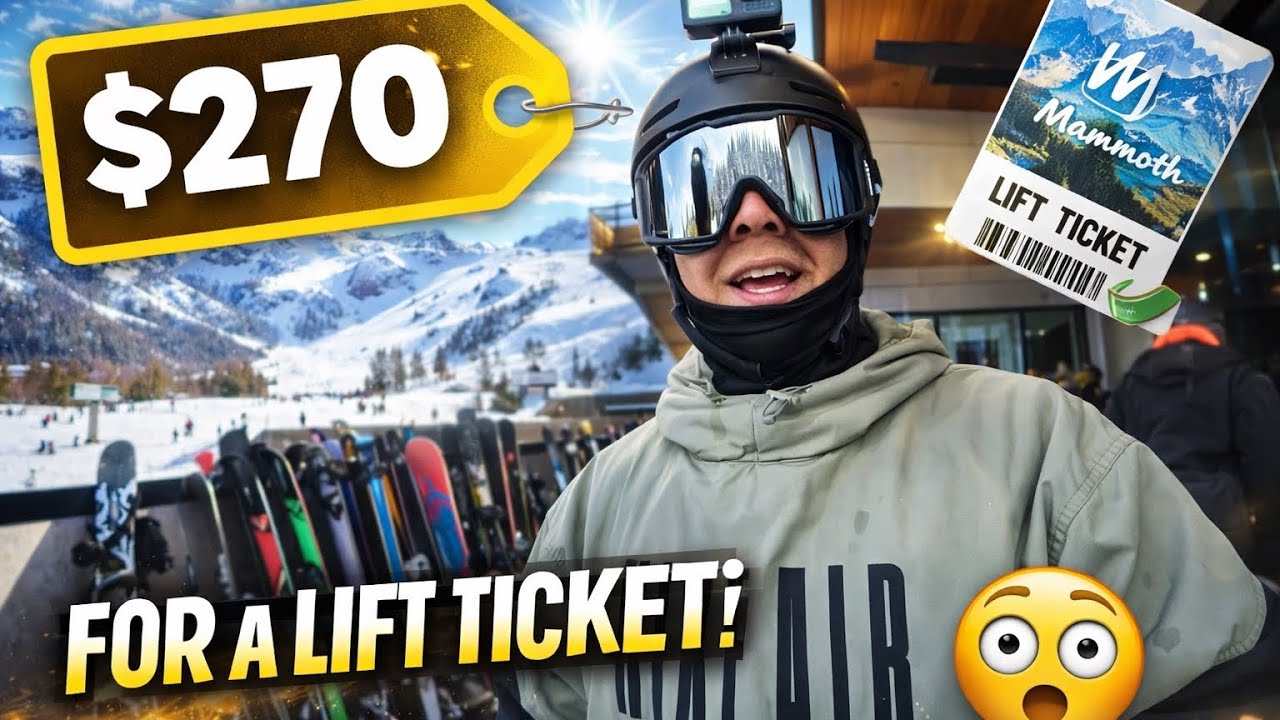 Riding Mammoth Mountain | First Snowboard Video 🏂
