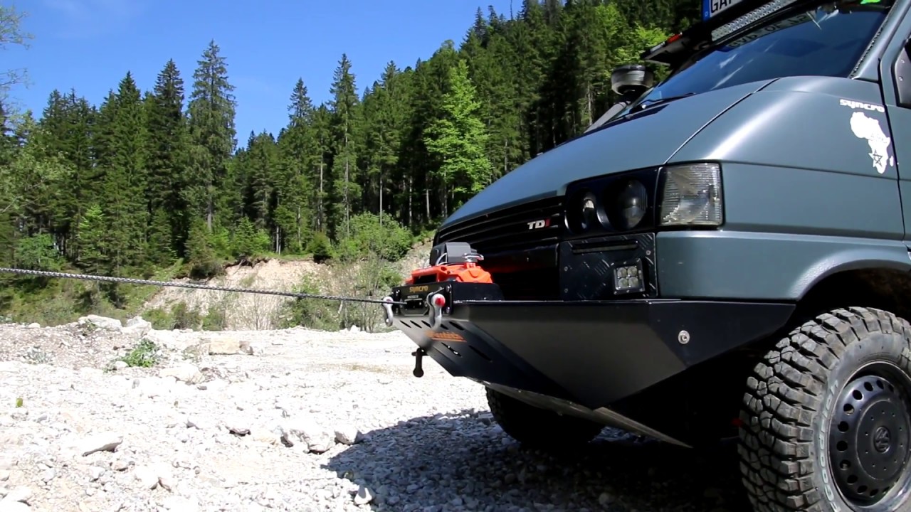 T4 Syncro - Offroad Edition - Test: Seilwinde und Stoßstange