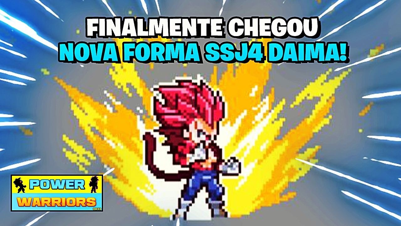 FINALMENTE!!! NOVO VEGETA SSJ4 DAIMA NO POWER WARRIORS!