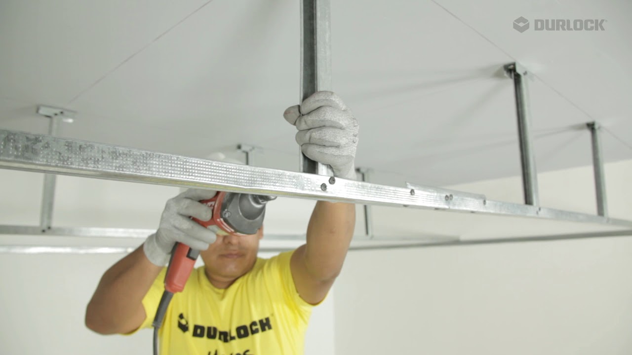 Cielorraso Junta Tomada Durlock®: Construcción en Seco