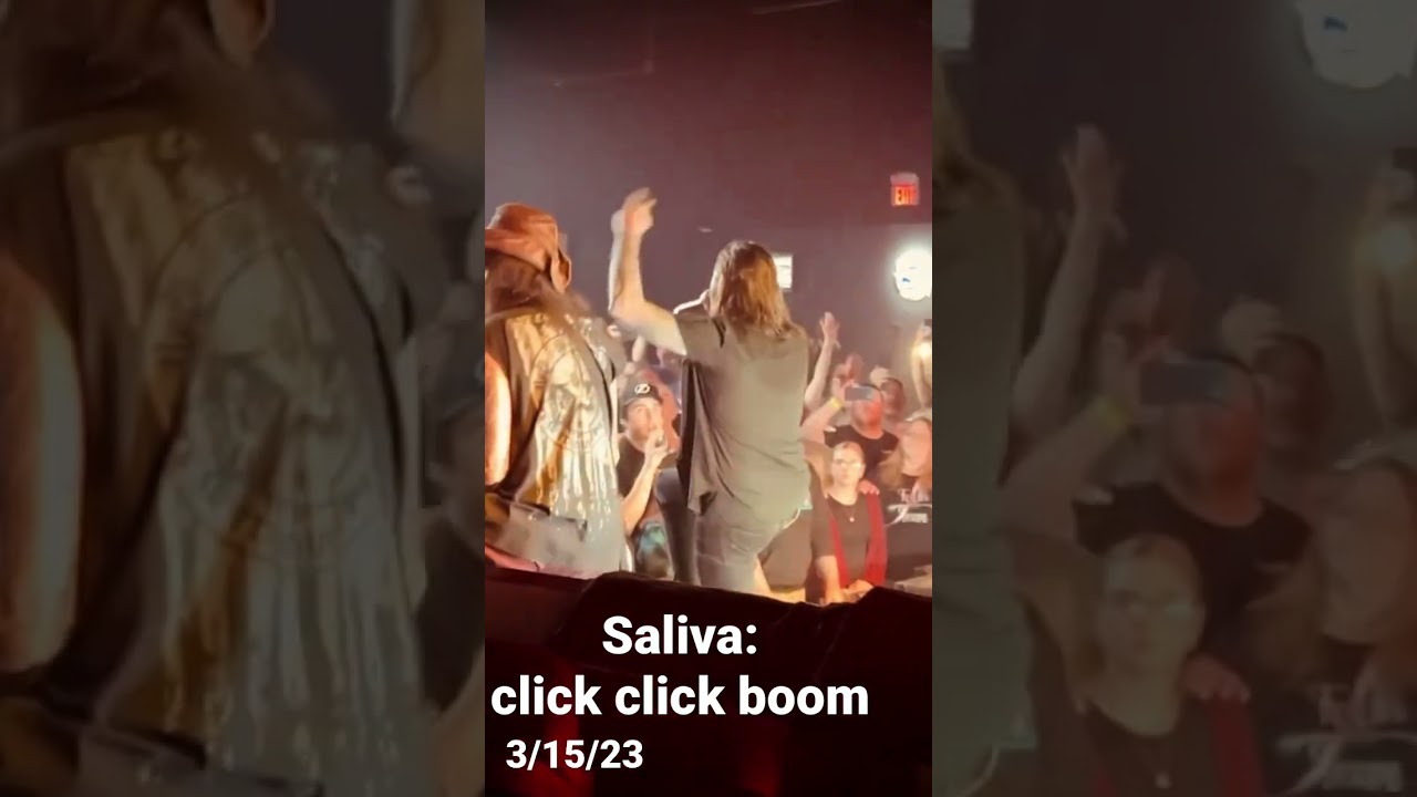 Saliva performs click click boom in Sarasota FL 3/15/23