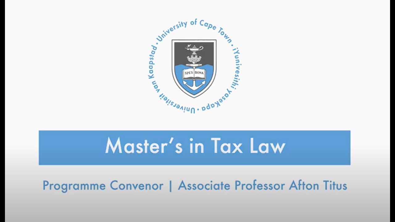 Master's in Tax Law | 2025
