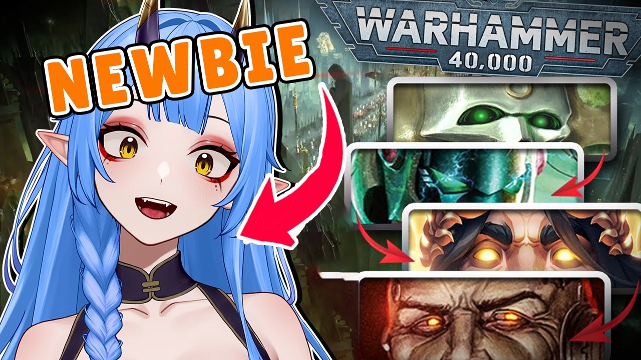 Что такое Warhammer 40,000 || Первая реакция немецкого витубера на хронологию лора Warhammer 40k