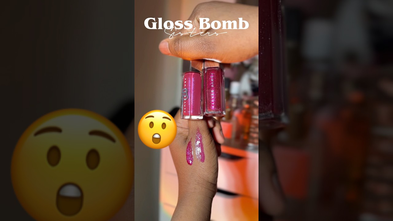 Fenty Gloss Bomb that are similar fuchsia flex and Razzberry Jamz