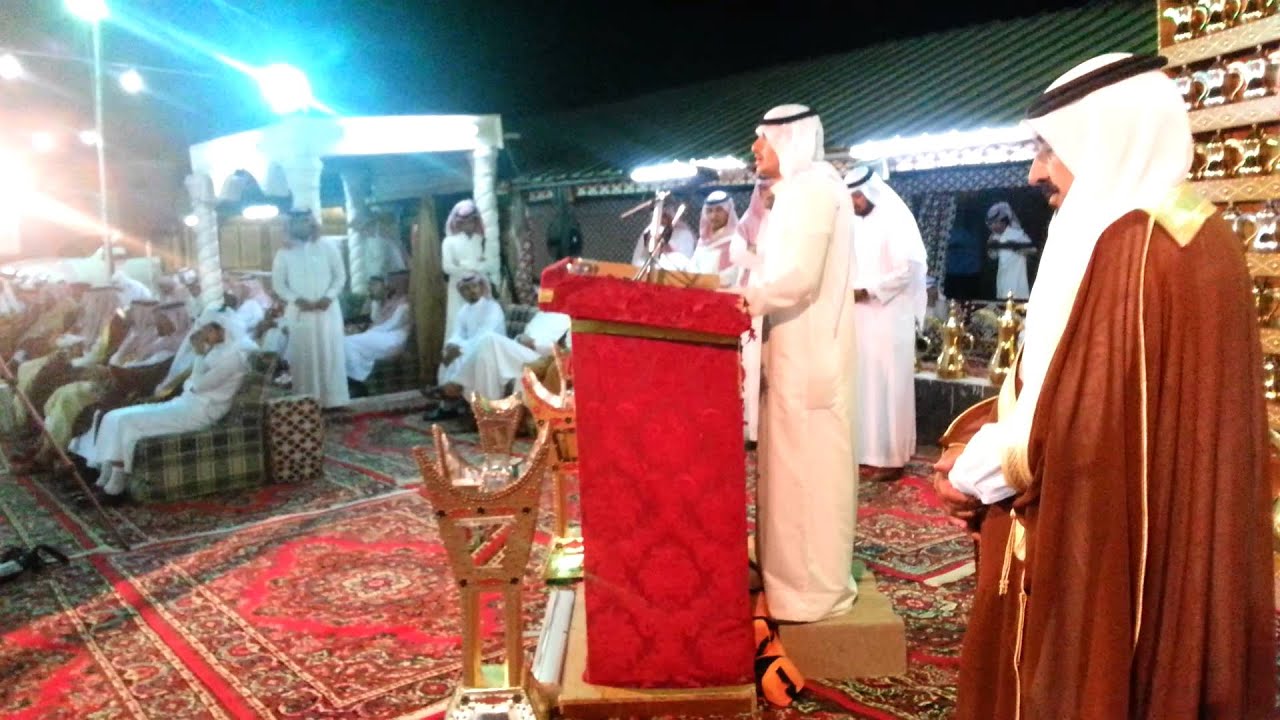 قصيدة الشاعر ضاحي صليبيخ العمودي في حفل الهمزان...