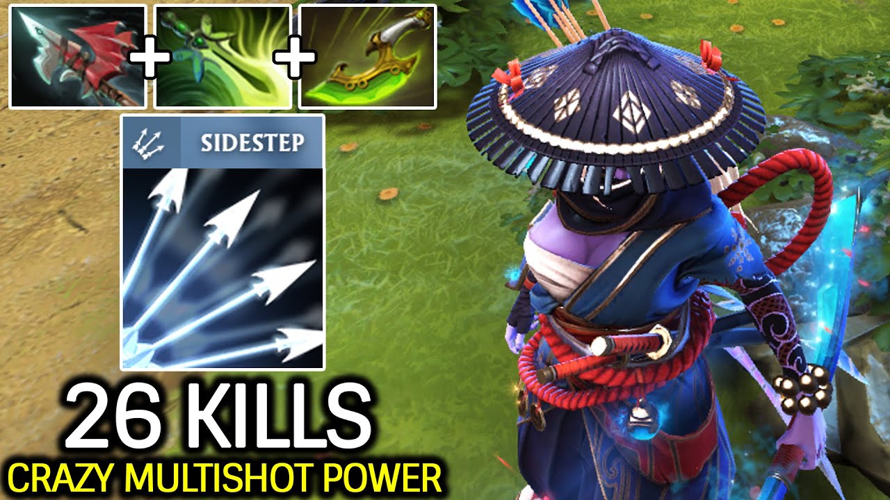 Drow Ranger Shows Its Crazy Power – INSANE Multishot Build Dota 2