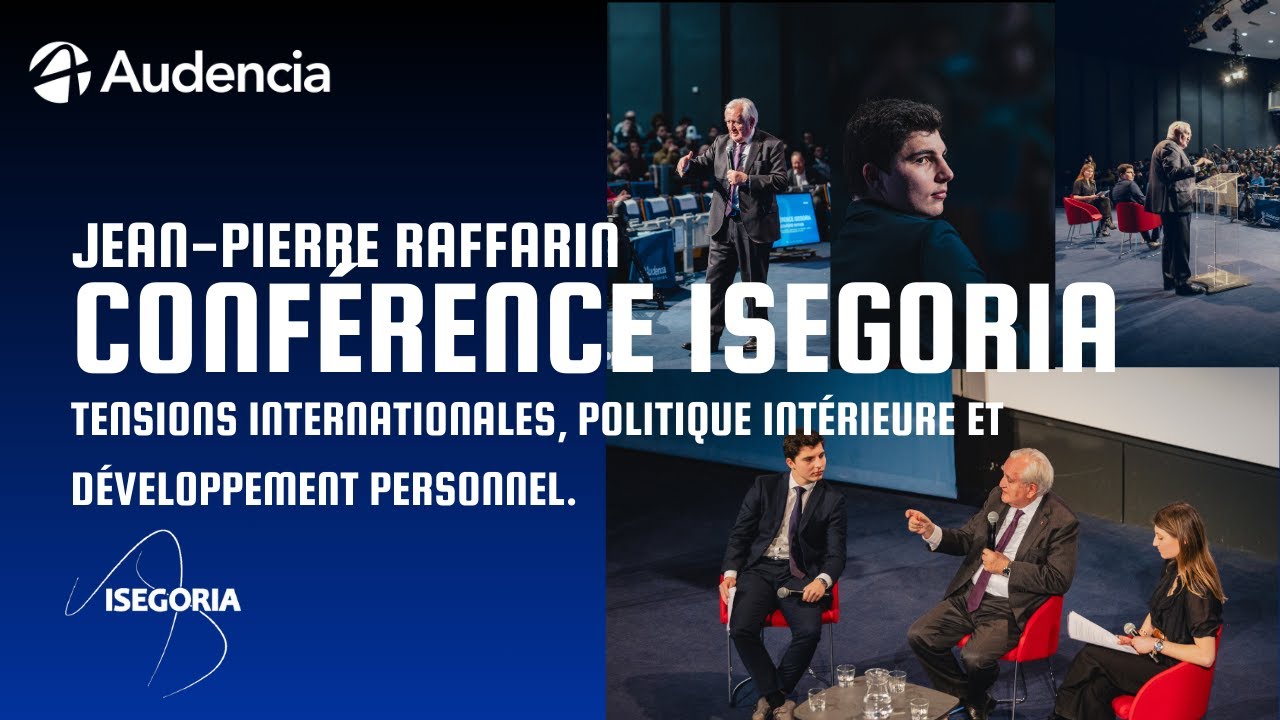 Conférence ISEGORIA avec Jean Pierre Raffarin