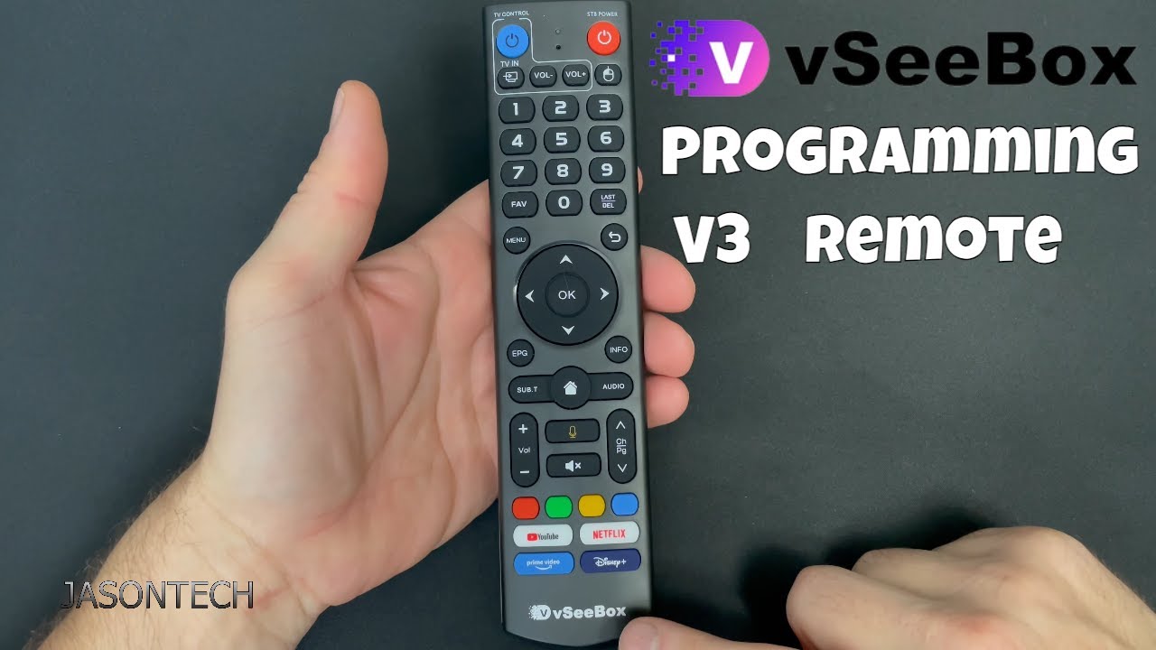 Как запрограммировать пульт дистанционного управления VSeeBox PRO