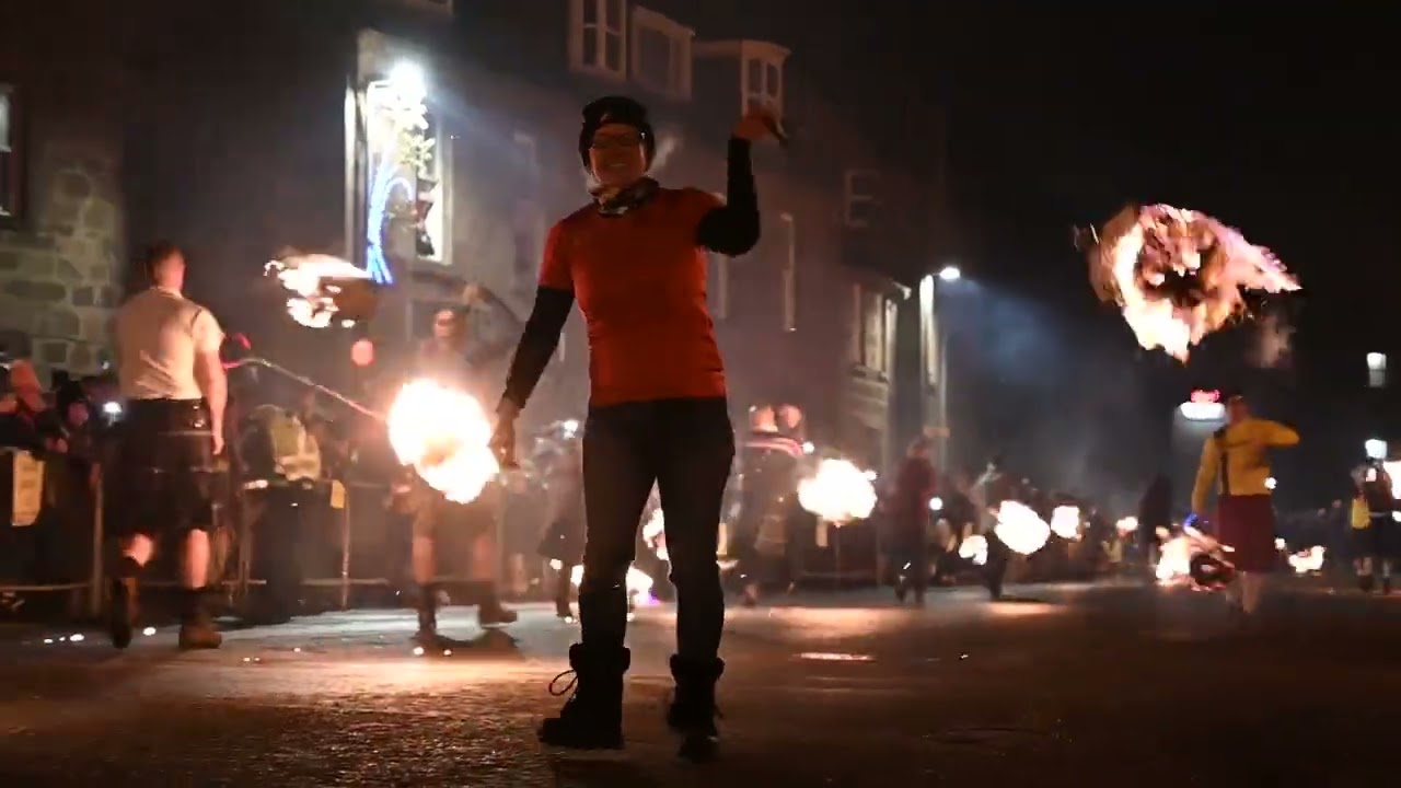 Spectacular fireballs return to Stonehaven for 2023 celebrations