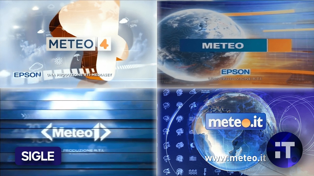 Raccolta sigle - Meteo Mediaset (1991-2024)