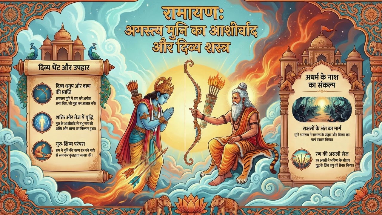 रामायण की उत्पत्ति (विषय 25) - अगस्त्य मुनि से भेंट