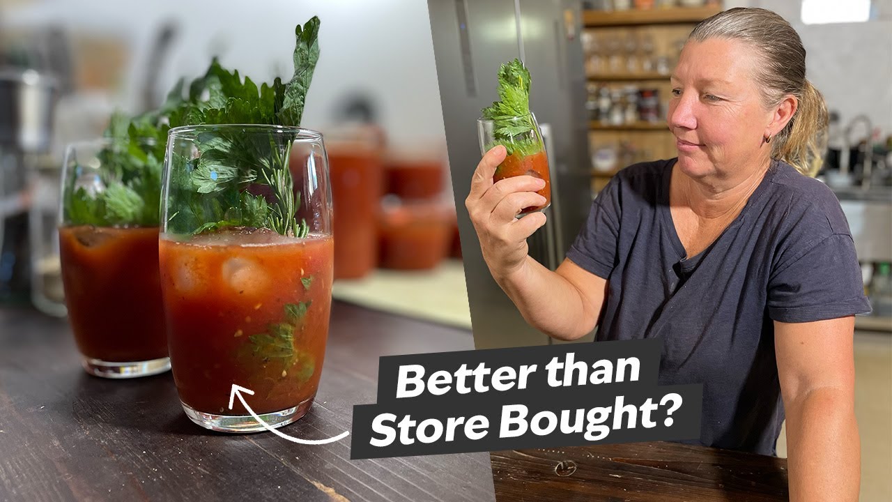 Making Fresh Tomato Juice from Scratch (with taste test)